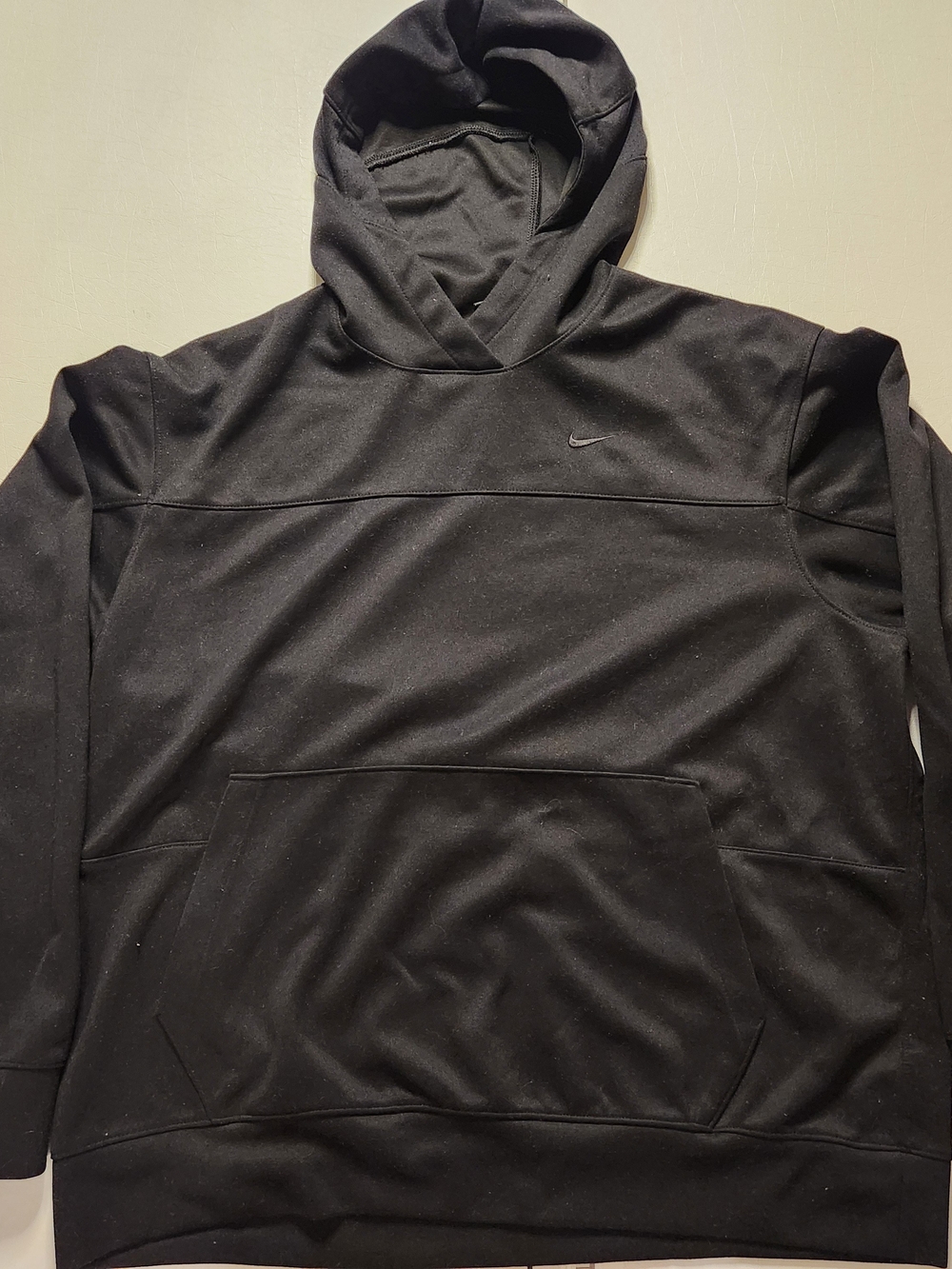 Nike Black Pullover Hoodie with Swoosh